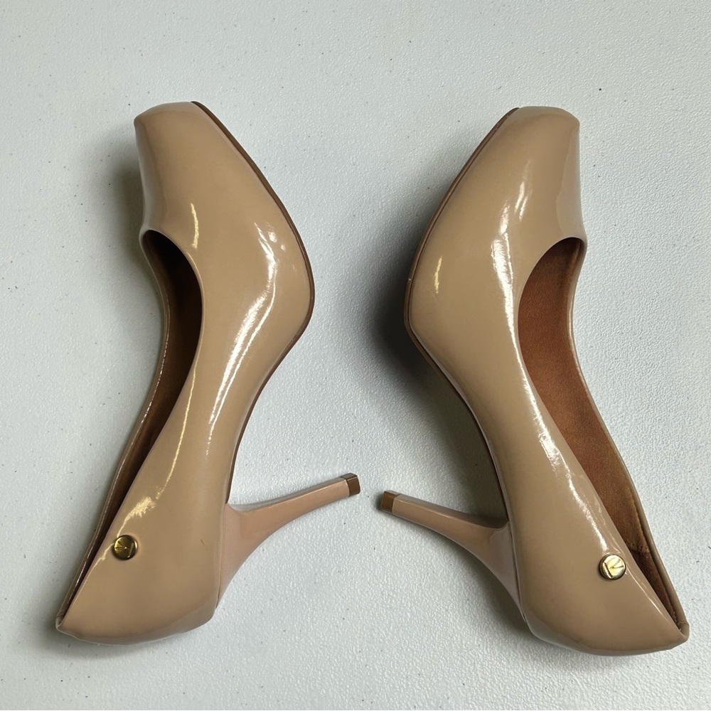 Vizzano Glamour Nude Tan Heels Shoes Womens | Size 6 - Picture 9 of 11